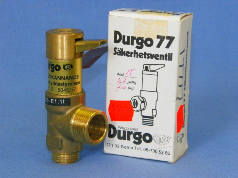 Durgo 77 015 LE Safety Valve